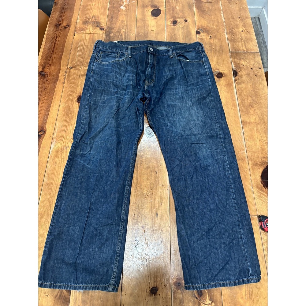 Levi's 569 Men's Loose Straight‎ Fit Jeans W40 L32 Dark Wash Blue Denim